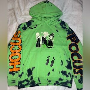 Disney Green and Black Hocus Pocus Hoodie